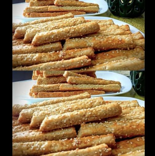 Три тави от една доза: Бирени гризинки със сусам, хрупкави и чудно вкусни