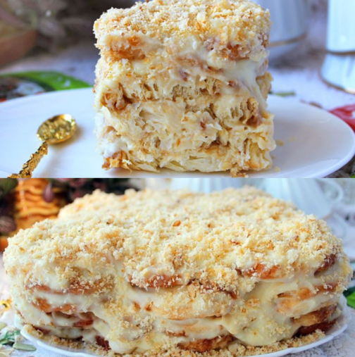 Славянската версия на Наполеон е супер бърза: Благодарение на тайната съставка не ви е необходима фурна, а всяка хапка гали небцето!