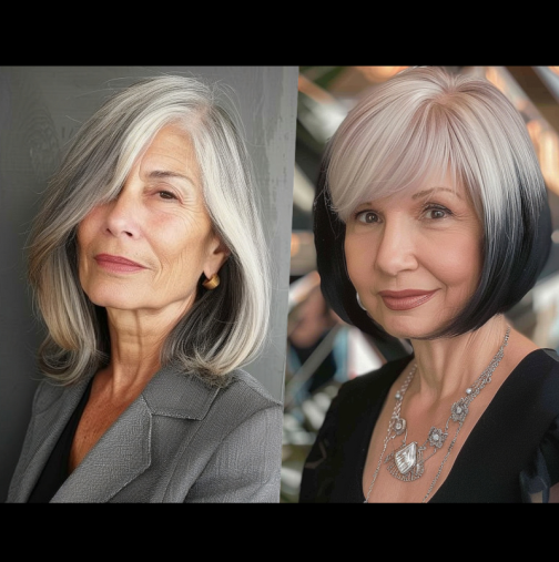 17 дръзки и модерни прически с бретон, идеални за жени над 70 години - защото възрастта е само цифра!