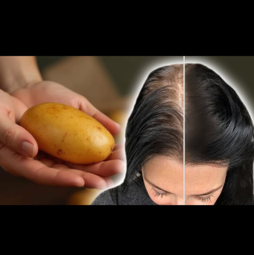 Маска за коса от два картофа: Подхранва скалпа, ускорява растежа на всеки косъм и го регенерира от скалпа до върха.