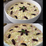 Бърза Крем-салата с праз - готова за нула време, чудесна за лек обяд или вечеря: