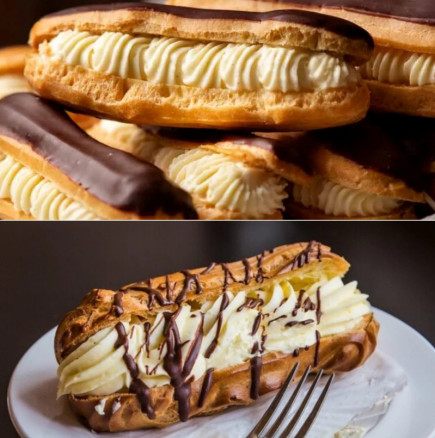 Кремообразни домашни еклерчета - вълшебни с чаша кафе! Направо правете двойна доза, уникални стават: