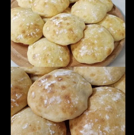 Царски самуни БЕЗ месене! Тестото не се пипа с ръка, бърка се с лъжица - стават чудно пухкави хлебчета: