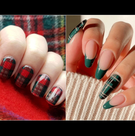 Карираният маникюр е супер хитът на декември и ние знаем как да го направите сами! Вижте много идеи и пълно ръководство: