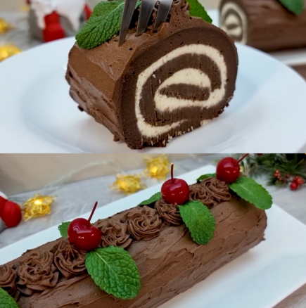 Новогодишно руло без печене за 10 минути! Без фурна, без брашно, без яйца и ще бъдете във възторг от резултата!