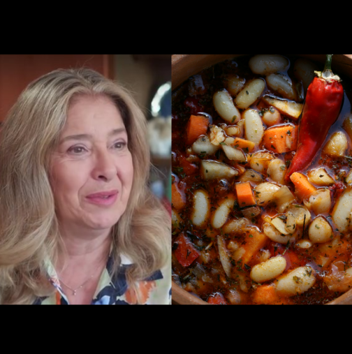 Чудният постен боб на Катето Евро - с ориз, праз и чубрица става фантастичен: