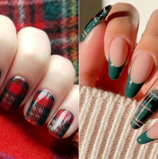 Кариран маникюр декември - идеи и ръководство (СНИМКИ)