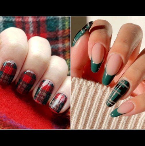 Карираният маникюр е супер хитът на декември и ние знаем как да го направите сами! Вижте много идеи и пълно ръководство: