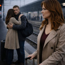 Връщайки се бързо от командировка, за да види болната си свекърва, Милена видя на перона съпруга си, който не би трябвало да е в града