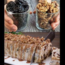 Бърз, елегантен и пълен с вкус! Кремообразен сладкиш със сини сливи и орехи - нежен шедьовър без печене