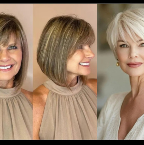 Прически за жени над 50 години за обем и младежки вид (СНИМКИ)