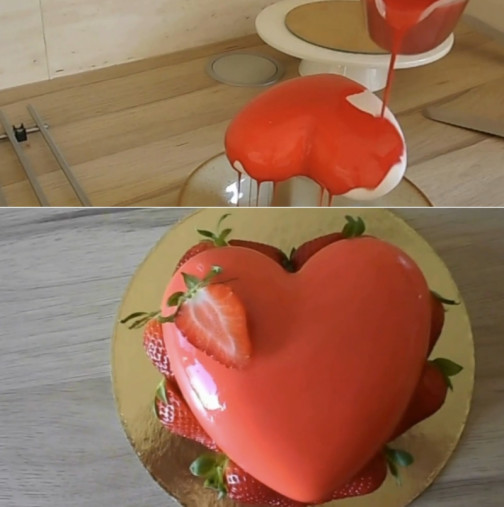 Перфектната огледална глазура за торти и сладкиши - резултат като от професионален сладкар!