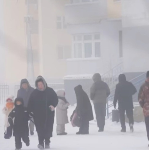 Ето как живее майка с три деца в град, където е -64 градуса