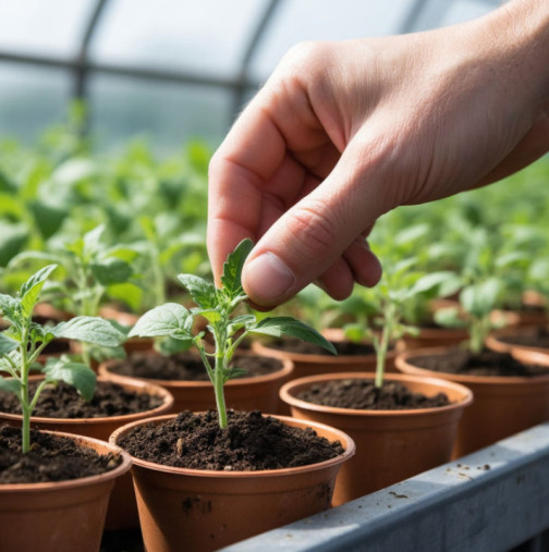 ЗАБРАВЕТЕ за болнавите разсади! Добавям по 1 грам от това във всяка чаша и разсадът ми е със силни корени и плътни стъбла! 