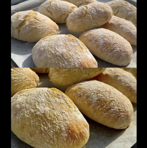 Този домашен хляб не меси, а се получава перфектен! Хрупкав отвън, мек отвътре и с огромни шупли! Лесна рецепта: