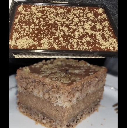 Стара торта с 3 яйца и орехи - без миксер и везна, с много ядки и шоколад! Мери се само с чаша: