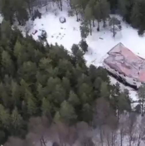 Първи снимки от хижата "Петрохан" след убийствата