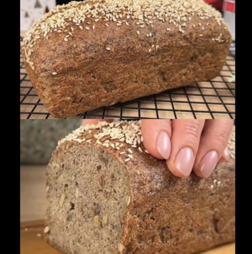 Можете да живеете и 100 години с този хляб! БЕЗ брашно, БЕЗ мая, с много полезни семена: