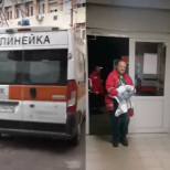 Жена роди в линейка на път за болницата-Видео