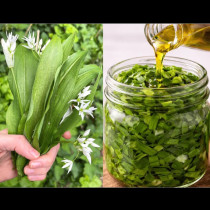 Когато набере див чесън, майка ми винаги залива шепа листа с обикновено олио и го оставя да престои: Не лек, а еликсир!