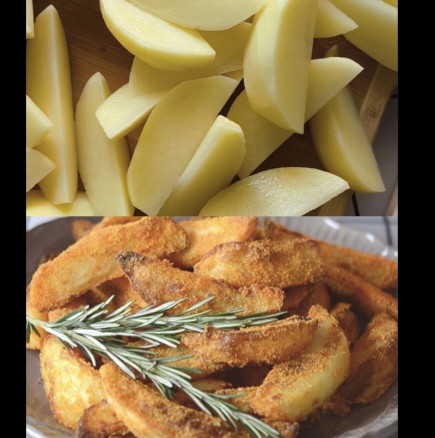 Хрупкави ЗЛАТНИ картофки (може и без мазнина) - лесна рецепта на фурна: