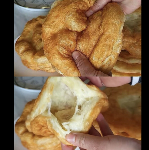 Не ми хвалете рецептите без олио! МАЗНИ домашни мекици, пухкави като облак - големи, шуплести и невероятно вкусни: