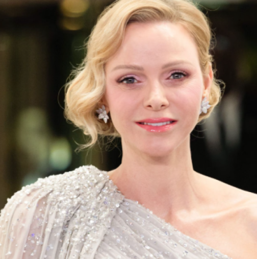 Принцеса Шарлийн засенчи всички в Монако с визия и стил "дива от Златния век на Холивуд"