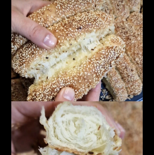 Прости сусамени кифлички - затаяваш дъх и чуваш пукането на хрупкавата коричка! Уникално вкусни: