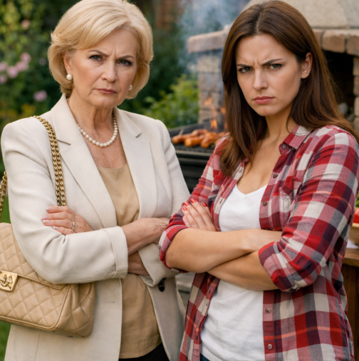 Свекървата 5 години идваше на барбекю с празни ръце. Този път подредих масата — и тя пребледня, като видя какво има на нея