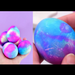 Яйца, боядисани в сода бикарбонат: Стават малки шедьоври! Колкото повече стоят, толкова по-ярки са цветовете: