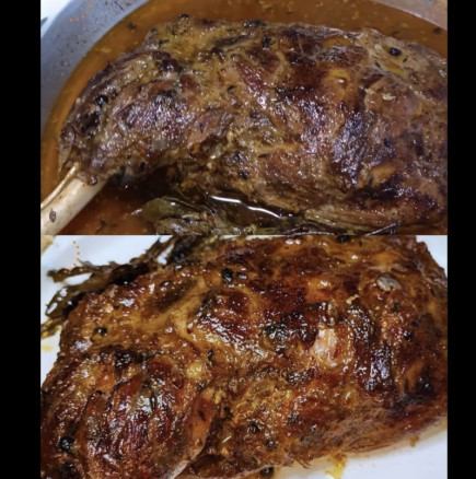 Това е тайната на съвършената агнешка плешка! Пече се 7 часа и се реже с лъжица - толкова е крехка!