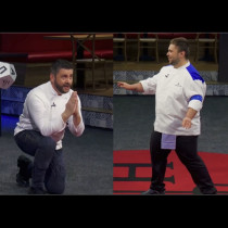 Такъв смях не е имало в Hell's Kitchen досега! Шеф Ангелов на колене пред добричкия Лападатов: