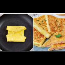 Вадя точно 3 съставки от хладилника и след 5 минути всички ми целуват ръцете! По-добро от омлет и бъркани яйца: