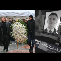 Изпращат Боби Михайлов с бели и червени рози (ПЪРВИ КАДРИ от поклонението)