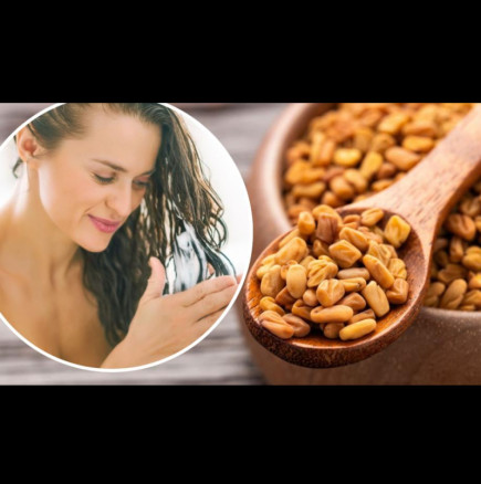 МОЩНОТО СЕМЕ укрепва косата от корените: Ускорява растежа, премахва пърхота, дава плътност и блясък