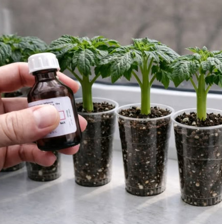 1 капка и тънкият разсад ще порасне дебел и як пред очите ви! Най-добрият тор за разсад от домати, краставици и чушки!