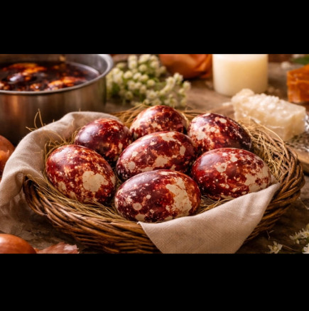 Боядисване на яйца в парафин! Методът, с който стават чудни МРАМОРНИ яйчица - естествен и бърз: