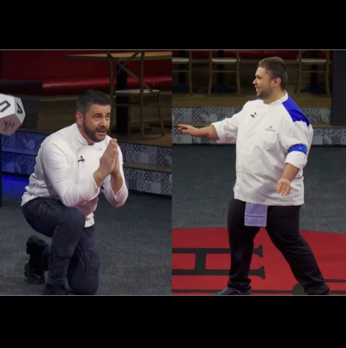 Такъв смях не е имало в Hell's Kitchen досега! Шеф Ангелов на колене пред добричкия Лападатов: