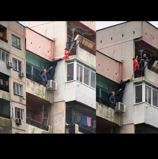 Съседи на семейството, чието дете увисна от 8-мия етаж в Ямбол, с потресаващ разказ за това, което заварили в апартамента: