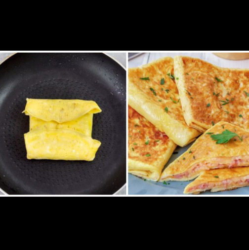 Вадя точно 3 съставки от хладилника и след 5 минути всички ми целуват ръцете! По-добро от омлет и бъркани яйца: