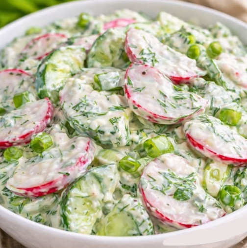 Пролетна ВИТАМИННА салата: Лека, здравословна и пълна със свеж вкус! Приготвям я непрекъснато и никога не омръзва: