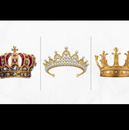 Какъв крал бихте били? Тест с 3 корони разкрива дали силата ви идва от сърцето или от разума