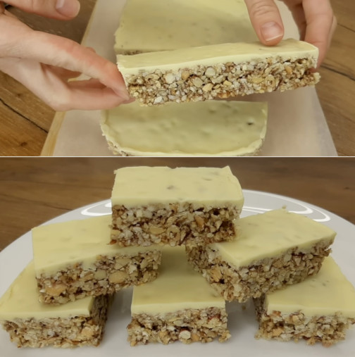 Всяко парченце е пълно с енергия и вкус! Домашно Корни БЕЗ ЗАХАР - само ядки, мед и още нещо: