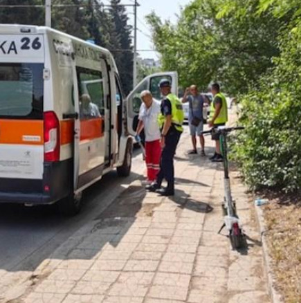 Малко дете пострада тежко при падане с електрическа тротинетка