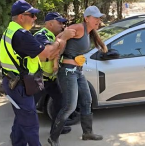 Задържаната екоактивистка в Струмяни проговори-От полицията й отговорили потресаващо на въпроса защо я задържат