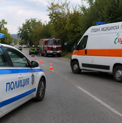 Един загинал и четирима ранени в жесток челен сблъсък на пътя