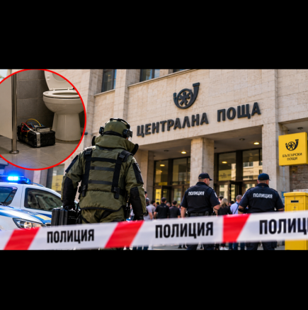 Бомба в тоалетната на Централна поща в София! Евакуираха сградата:
