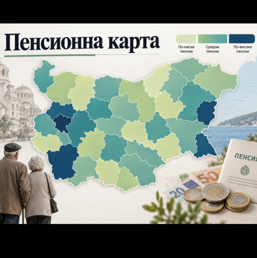 Ето къде у нас живеят най-богатите и най-бедните пенсионери - разликата в пенсиите е огромна!