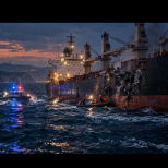 НОВА атака в Черно море! Три дрона удариха Chelsea 3, втори кораб потъна край Шабла