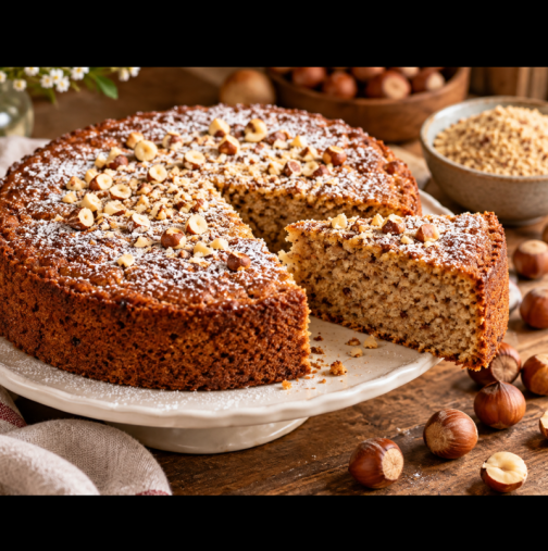 Италианска ЛЕШНИКОВА ТОРТА без брашно и бакпулвер! 4 съставки, а вкусът е 